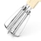 Kings County Tools Rotary Egg Beater Manual Hand Crank Mixer Stainless Steel Hand Mixer w/ Double Rotating Heads GW39A03-15 - alternate 4
