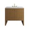 James Martin Vanities Hudson 36" Single Vanity, Honey Oak w/ 3 CM Ethereal Noctis Silestone Top 435-V36-HNO-3ENC - alternate 1