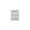 Globe Electric Wall Tap Surge Protector, 3-Outlet, 2-USB, White 78527 - alternate 1
