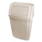 Rubbermaid Commercial 15 gal. Rectangular Trash Can FG782200BEIG - alternate 3