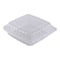 Empress PP Hinged Container Vented Clear 9 in x 9 in 1 Compartment, 150PK ECLPPHL-91 - alternate 2