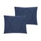 Homeroots Navy Blue King Polyester 180 Thread Count Washable Down Comforter Set 528985 - alternate 5