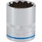 Channellock 1/2'' Drive 26 mm 12-Point Shallow Metric Socket 351040 - alternate 1