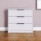 Homeroots 28" White Three Drawer Dresser 544002 - alternate 1