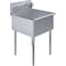 Amgood 27 in. x 27 1/2 in. Stainless Steel Utility Sink With Faucet. 24 in. x 24 in. x 13 in. Bowl SINK S1C-UT-242413-F-K-Z - alternate 1