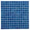 Apollo Tile Celestial 12 in. x 12 in. Glossy Trypan Blue Glass Mosaic Wall and Floor Tile 20 sqft/case, 20PK APLST88BL541A - alternate 1