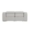 Homeroots 76in Light Gray and Silver Italian Leather Power Reclining Loveseat 633748 - alternate 3