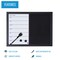 Mastervision Magnetic Combo Week Planner, Dry-Erase & Blk Felt Board, 18" X 24" Blk MX04445161 - alternate 2