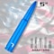 Recon Truck Accessories .50 CAL BULLET SHAPED EXTENDED RANGE ALUMINUM 8IN SHORTY ANTENNA RED 264ANT50RD - alternate 4