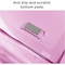 Acrimet Facility 2 Tier Letter Tray Front Load Letter Size Desktop File Organizer Plastic Clear Pink 263.8 - alternate 3