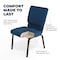 Flash Furniture Fabric Church Chair, Blue XU-CH-60096-NVY-DOT-GG - alternate 4