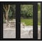 Vdomdoors Front Exterior Prehung Metal-Plastic Double Doors Clear Glass / MANUX 8666 Matte Black / Office Com MANUX8666DEXD-BLK-W72+12xH80-LH-I - alternate 1