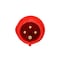 Walther-Werke Pin and Sleeve Plug, 16A, 480 VAC, 3 Phase, 3 Pole, Red, Screw Terminals Wire Connection Type 210406 - alternate 4