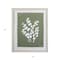 Homeroots Moss Green and White Botanical Flowers 2 Wall Art 395533 - alternate 2