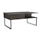 Homeroots 41" Espresso And Black Wood And Metal Lift Top Coffee Table With Shelf 535053 - alternate 6