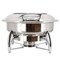 Megachef 6.3 Quart Stainless Steel Round Professional Chafing Dish/Buffet Server Serving Dish MG-430602 - alternate 4