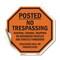 Signmission Posted No Trespassing Hunting, Fish, 10 Inch X 10 Inch, Vinyl Decal OC-D-10-104 - alternate 1