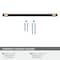 Amerock Mergence 7-9/16 inch 192mm Center-to-Center Matte Black/Champagne Bronze Cabinet Pull BP36980FBCZ - alternate 2