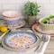 Laurie Gates California Designs Tierra 12 Piece Bamboo Fiber Dinnerware Set in Multi-Color 136567.12 - alternate 5