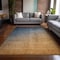 Homeroots 8' X 10' Gold Ombre Washable Indoor Outdoor Area Rug 563715 - alternate 4