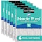 Nordic Pure 8x20x1 Plus Carbon Pleated Air Filter, High Capacity, MERV 14, 6 PK 8x20x1M14+C-6 - alternate 1