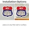 Signmission Wes's Garage, 4 inch X 4 inch, Vinyl Decal, 2PK SHI-D-2PACK-4-383-WES - alternate 2