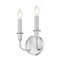 Z-Lite Tova Brushed Nickel 2 Light Wall Sconce 3049-2S-BN - alternate 6