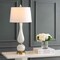 Jonathan Y Gillian 33.7" Glass LED Table Lamp, White JYL2071A - alternate 4