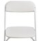 Elama 4 Piece Plastic Folding Chair in White ELM-L003W - alternate 3