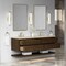 James Martin Vanities Allamari 72" Double Vanity, Sable w/ 3 CM Tajnar Eclos Top D640-V72-SBL-WTJR - alternate 4