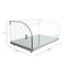 Koolmore 22"  Countertop Bakery Display Case with Front Curved Glass and Rear Door DC-1C - alternate 4