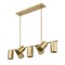Z-Lite Lumina Modern Gold 7 Light Linear Chandelier 7520-7L-MGLD - alternate 3