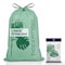 Happimess 13.2-Gallon 50L Drawstring Compostable Trash Can Liner, Green, 20-Count, 1 Pack of 20 Liners HPM3000C-G-1SET - alternate 3