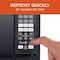 Commercial Chef 1.4 Cu.Ft.Countertop Microwave Oven, 1100 Watts, Small Compact Size, 10 Power Levels, Black CHM14110B6C - alternate 3