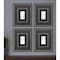 Homeroots Set Of Four Dominoes Black Framed Print Wall Art, 4PK 525539 - alternate 3