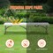 Vevor 6FT Plastic Folding Bench Portable Outdoor Bench for Garden White, 2PK SN-D183-2 - alternate 5