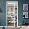 Sartodoors Sliding French Pocket Door with White 32x80 Solid Core Modern Interior QUADRO4522PD-WS-32 - alternate 1