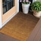 Homeroots 3' X 5' Chocolate And Brown Ombre Washable Indoor Outdoor Area Rug 588552 - alternate 1