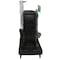 Unger ZoneCleanRx Janitorial Carts, Plastic, 3 Shelves, 23.5 x 25 x 25, Black UNGCRTZN - alternate 4