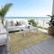 Homeroots 8' X 10' Gold Black And Charcoal Geometric Washable Indoor Outdoor Area Rug 577556 - alternate 5