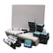 Flipside 9 x 12 Two Sided Magnetic Red & Blue Ruled/Magnetic Dry Erase Boards, Erasers, Markers Class PK12 19076 - alternate 1