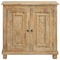 Homeroots 34in Light Brown Solid Wood Sideboard with Two Doors 488492 - alternate 1