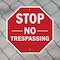 Signmission Stop No Trespassing, 6 Inch X 6 Inch, Plastic Sign OC-P-6-269 - alternate 5