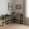 Homeroots 42" Brown and Black Corner Computer Desk 355735 - alternate 2