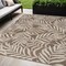 Homeroots 5' X 7' Brown And Ivory Palm Leaf Indoor Outdoor Area Rug 552508 - alternate 4