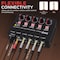 Pyle 4-Channel Bluetooth Mini Line Mixer with USB Audio Interface - 4 Mono/Stereo Switching Inputs PMAX4 - alternate 3
