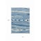 Homeroots 10' X 14' Navy Blue Denim Blue And Ivory Faux Bois Washable Indoor Outdoor Area Rug 614496 - alternate 5