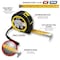 Performance Tool 25 ft. x 1 in. Tape Measure W5024 - alternate 3
