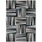 Homeroots 8' X 10' Black Gray And Ivory Geometric Washable Indoor Outdoor Area Rug 598241 - alternate 2