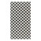 Homeroots 8' Black and White Geometric Distressed Indoor Outdoor Runner Rug 558807 - alternate 4